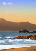 Plage de sable et promesse d'&eacute;t&eacute;